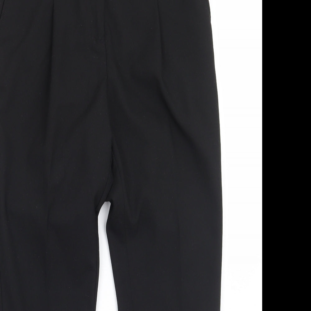 NEXT Womens Black   Trousers  Size 10 L24 in
