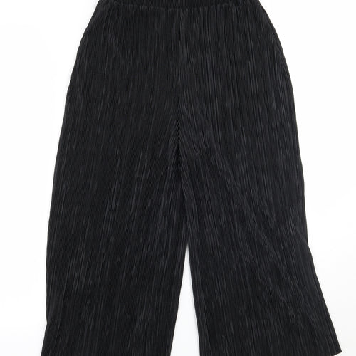 Zara Womens Black   Capri Trousers Size XS L24 in