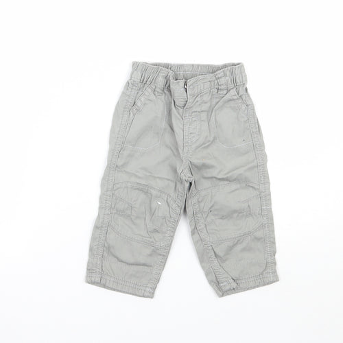 George Baby Grey   Cargo Trousers Size 3-6 Months