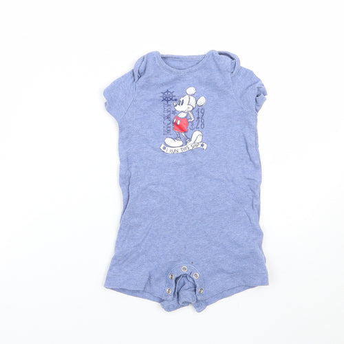 Disney Baby Blue   Babygrow One-Piece Size 6-9 Months