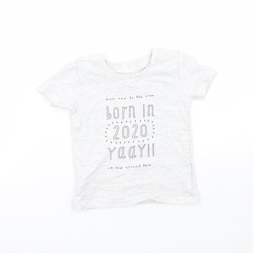 George Baby Grey   Basic T-Shirt Size 6-9 Months