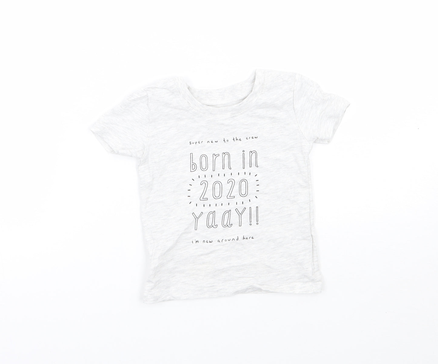 George Baby Grey   Basic T-Shirt Size 6-9 Months
