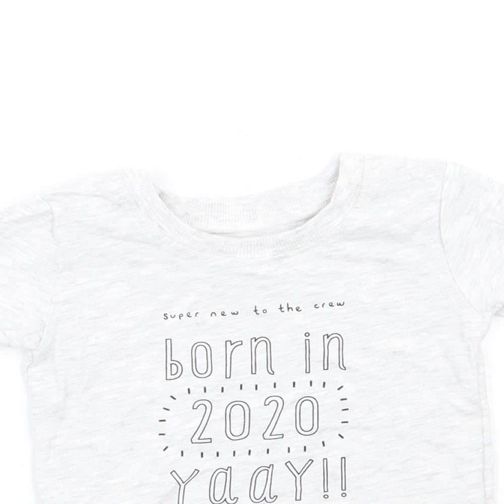 George Baby Grey   Basic T-Shirt Size 6-9 Months
