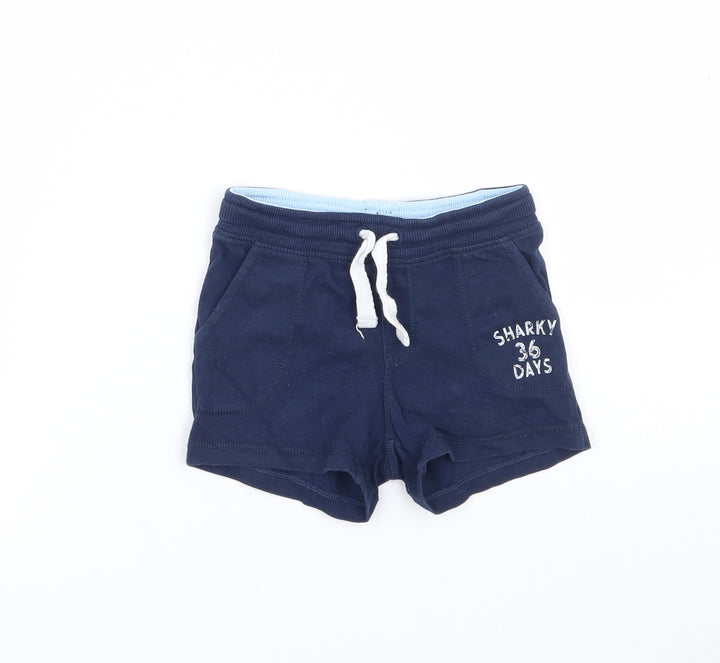 H&M Baby Blue   Cropped Trousers Size 6-9 Months