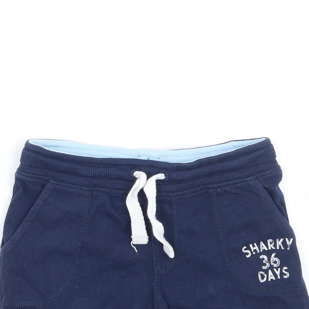 H&M Baby Blue   Cropped Trousers Size 6-9 Months