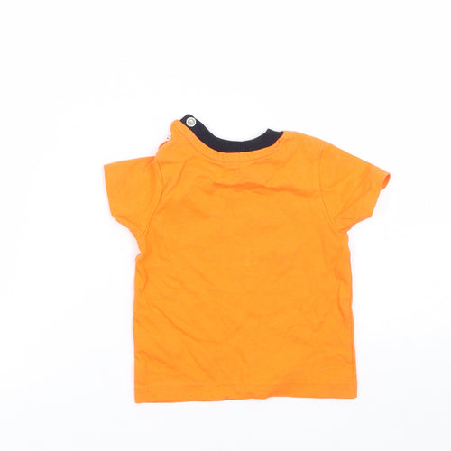 Nutmeg Baby Orange   Basic T-Shirt Size 3-6 Months