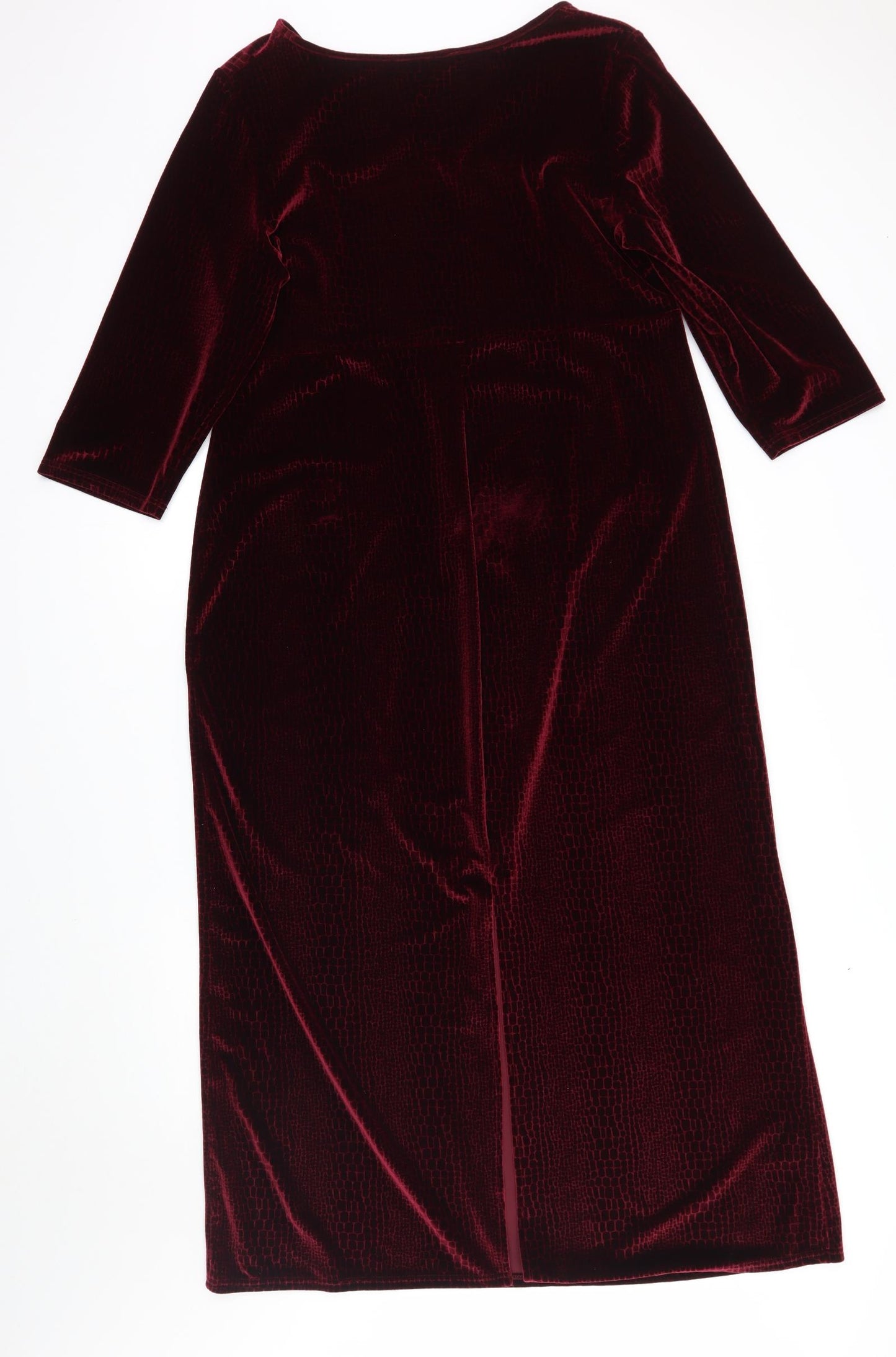 Marks and Spencer Womens Red Animal Print  A-Line  Size 20