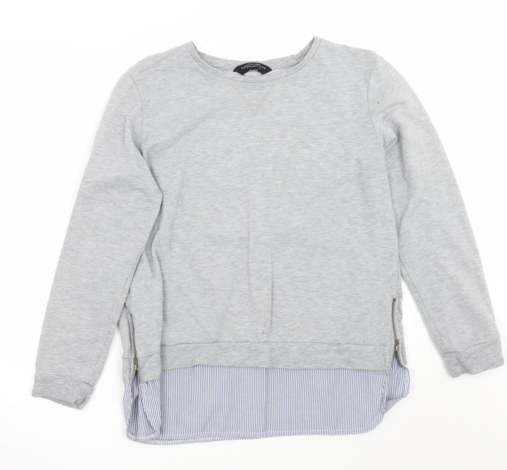Dorothy Perkins Womens Grey   Pullover Jumper Size 14