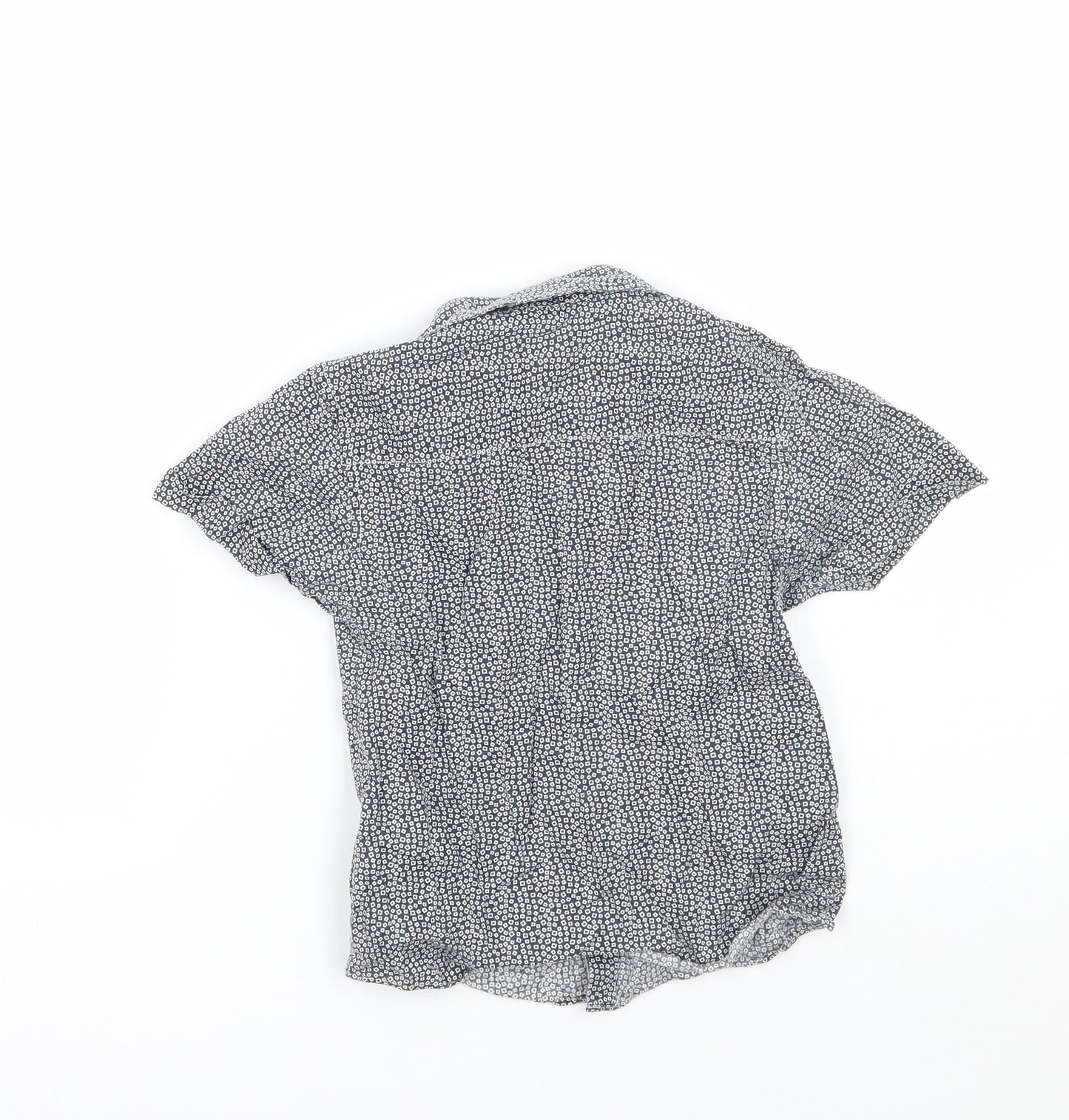 Primark Boys Grey Geometric  Basic Button-Up Size 2-3 Years