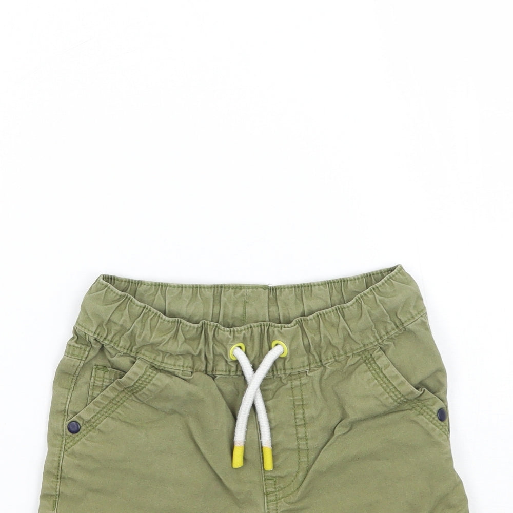 F&F Boys Green   Cargo Shorts Size 3-4 Years