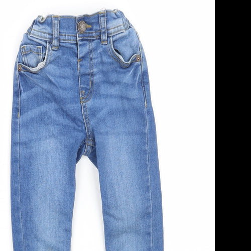 Denim & Co. Girls Blue   Skinny Jeans Size 4-5 Years