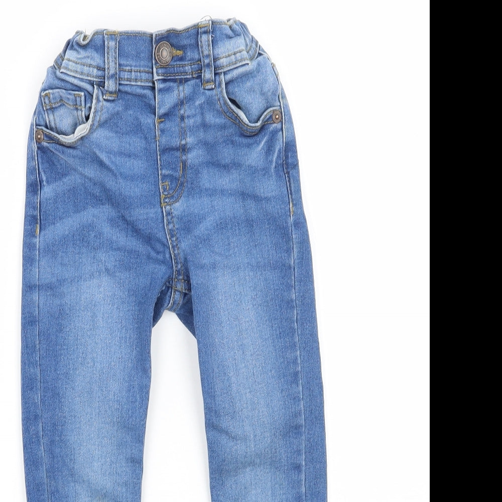 Denim & Co. Girls Blue   Skinny Jeans Size 4-5 Years