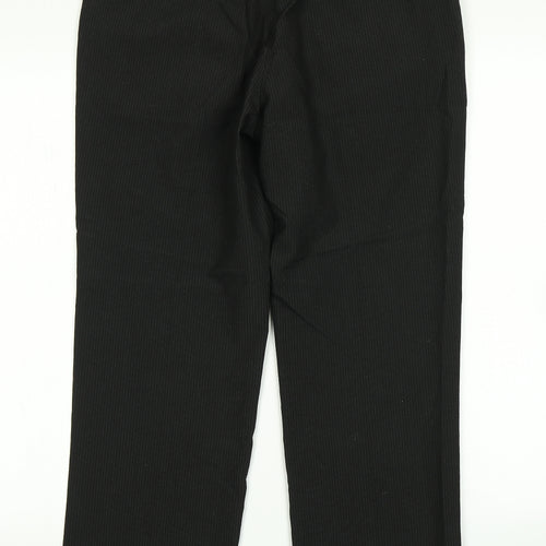 Burton Mens Black Striped  Dress Pants Trousers Size 32 in L26 in - Short leg