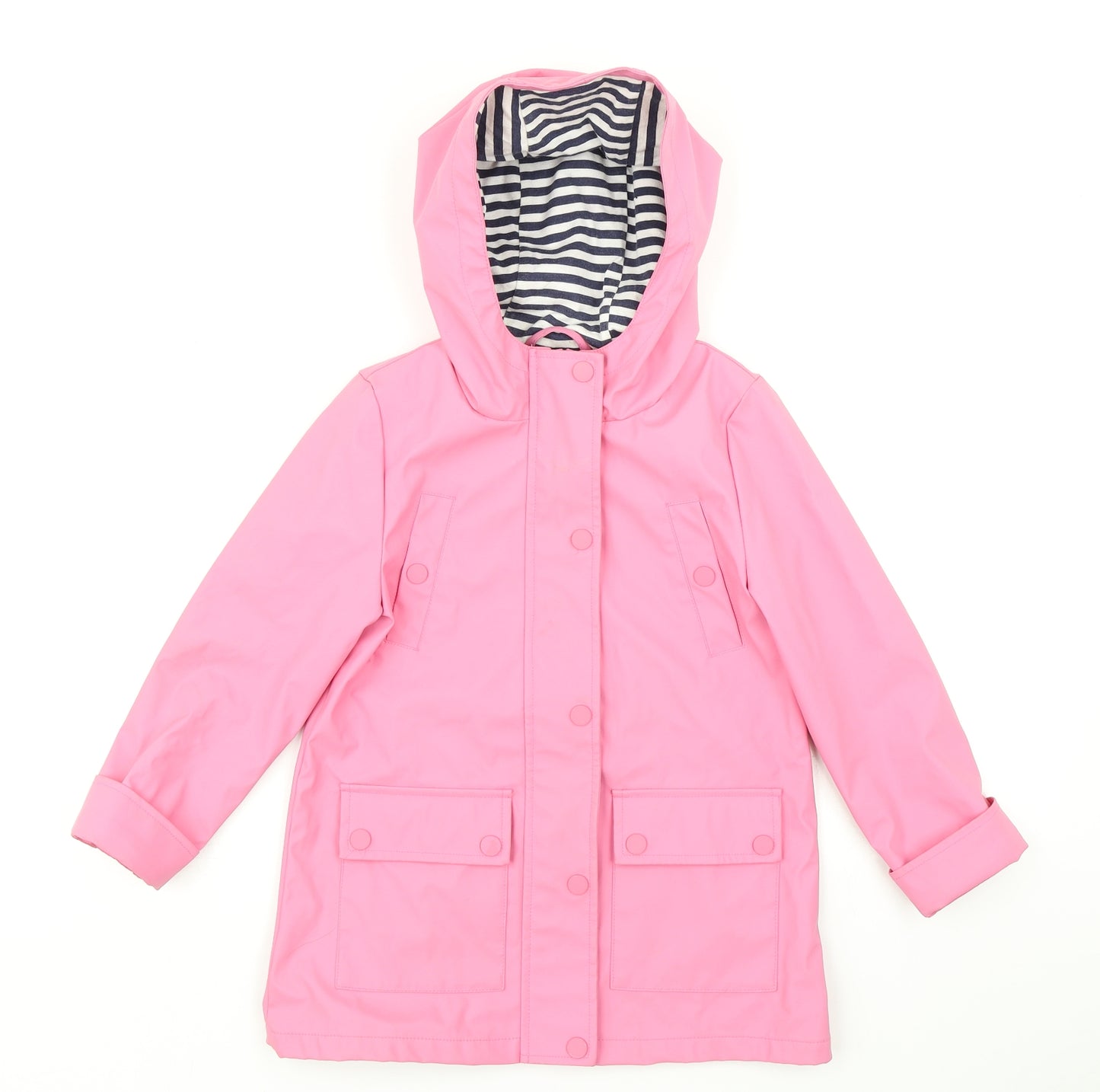 F&F Girls Pink   Rain Coat Coat Size 6-7 Years