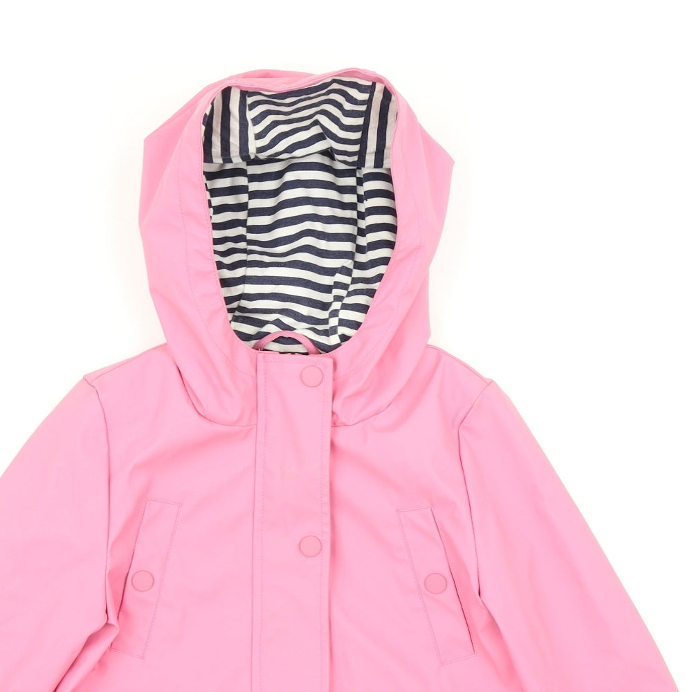 F&F Girls Pink   Rain Coat Coat Size 6-7 Years