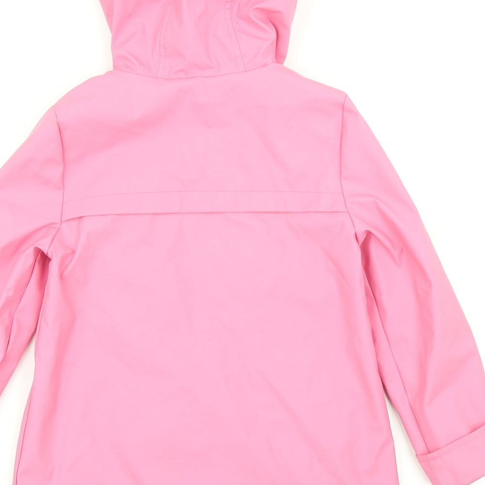 F&F Girls Pink   Rain Coat Coat Size 6-7 Years