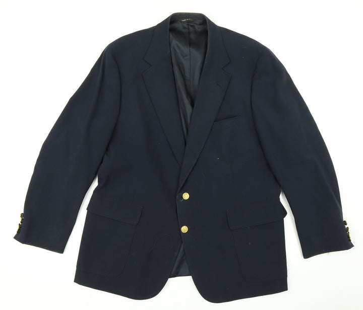 Macy's Mens Blue Jacket Blazer Size 34