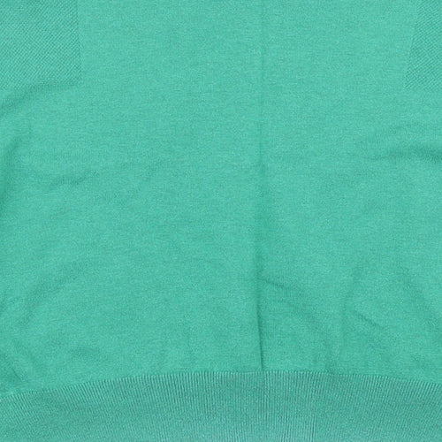 Topshop Womens Green  Knit Pullover Jumper Size 8