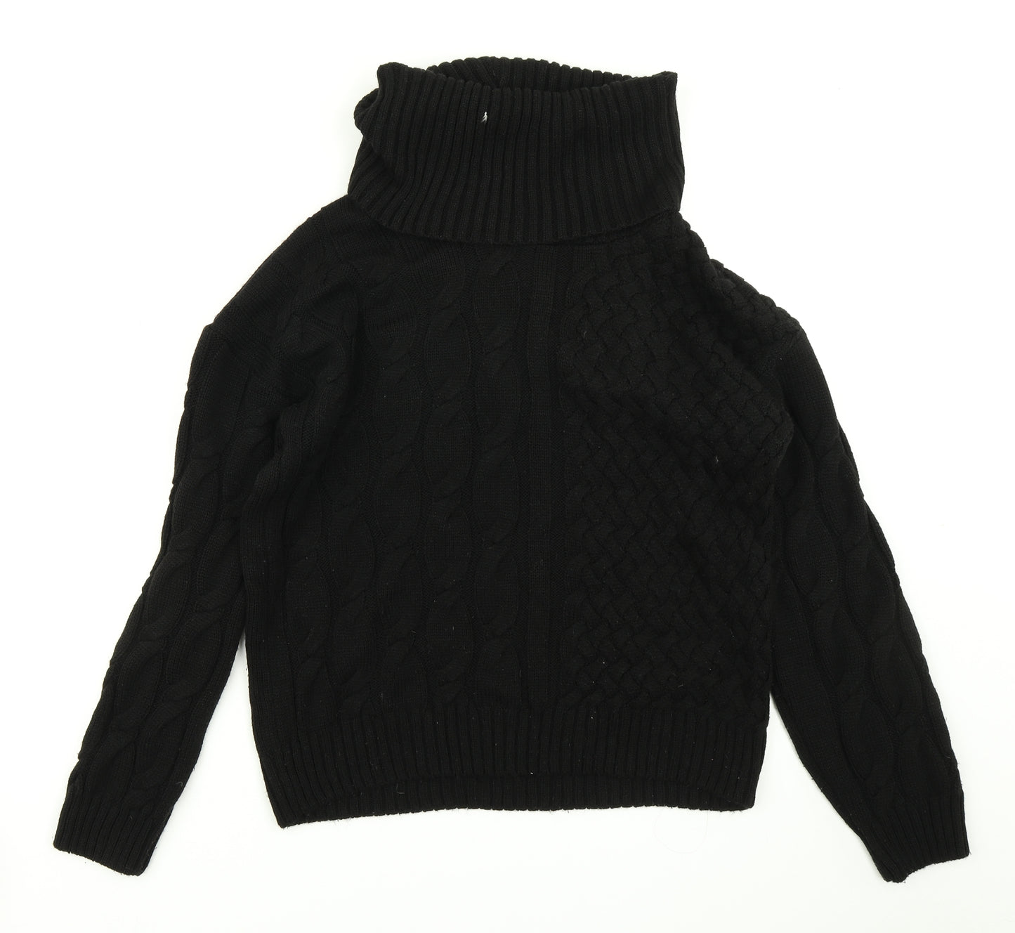 George Womens Black  Knit Pullover Jumper Size M