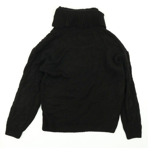 George Womens Black  Knit Pullover Jumper Size M