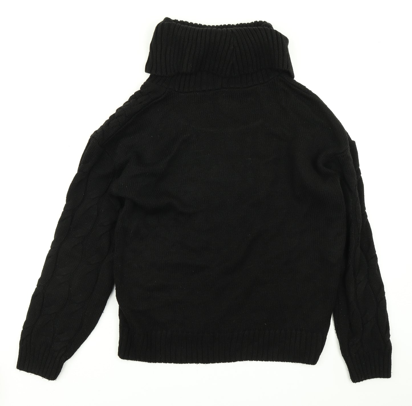 George Womens Black  Knit Pullover Jumper Size M