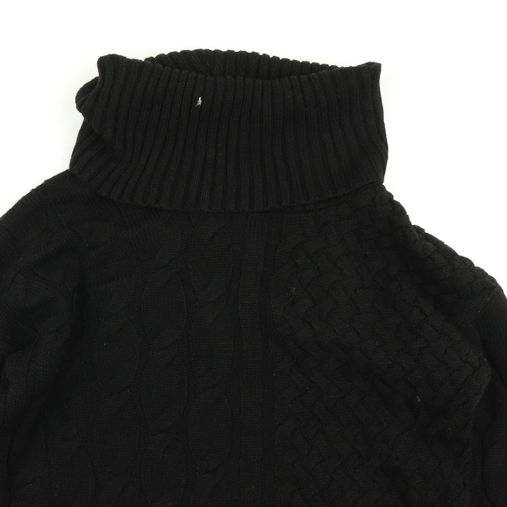 George Womens Black  Knit Pullover Jumper Size M
