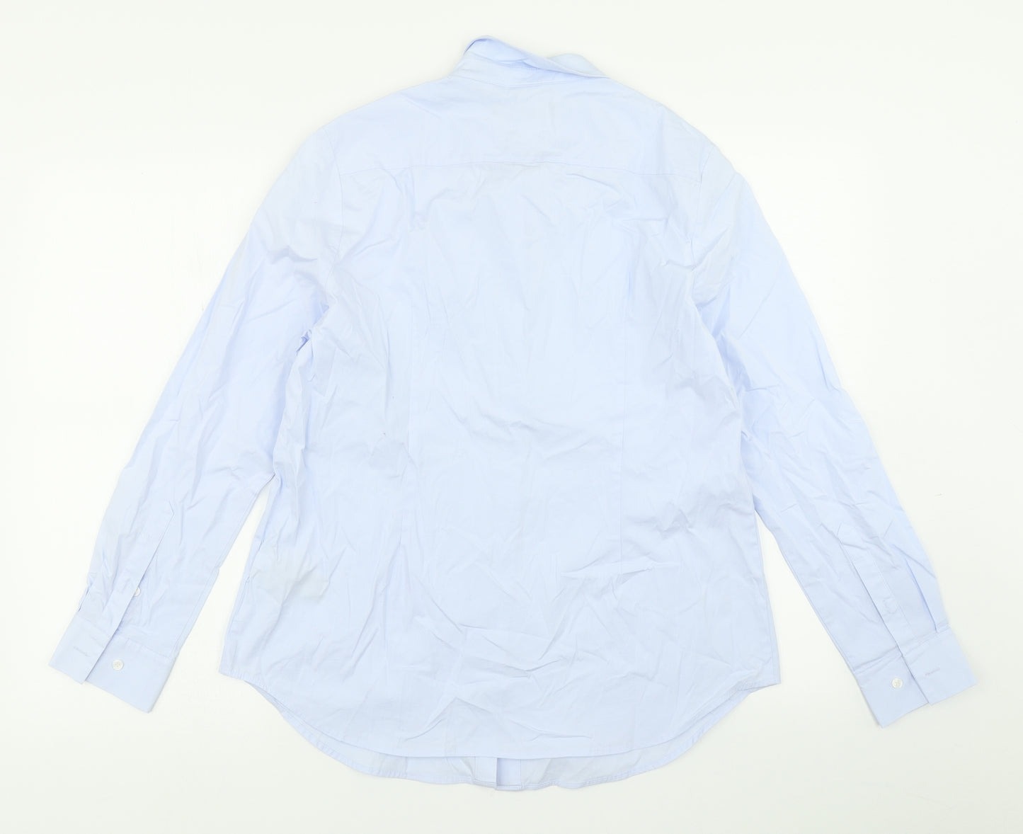 M&S Collection Womens Blue   Basic Button-Up Size 14