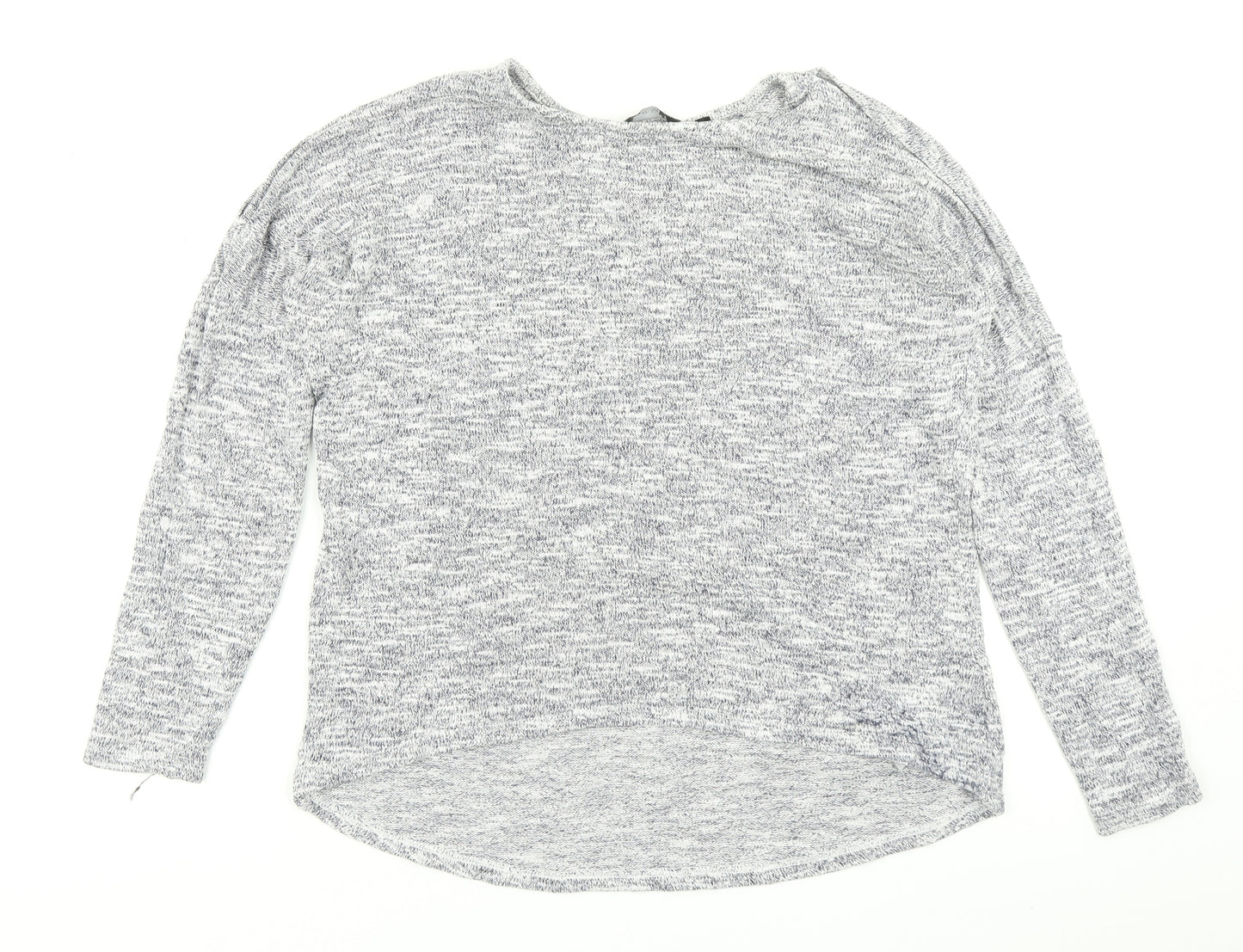 New Look Womens Blue   Basic T-Shirt Size 8  - Cold shoulder