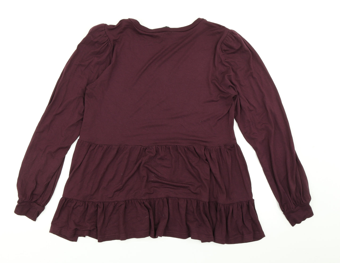 New Look Womens Purple   Basic T-Shirt Size 12