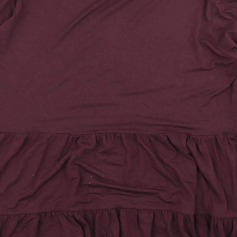 New Look Womens Purple   Basic T-Shirt Size 12