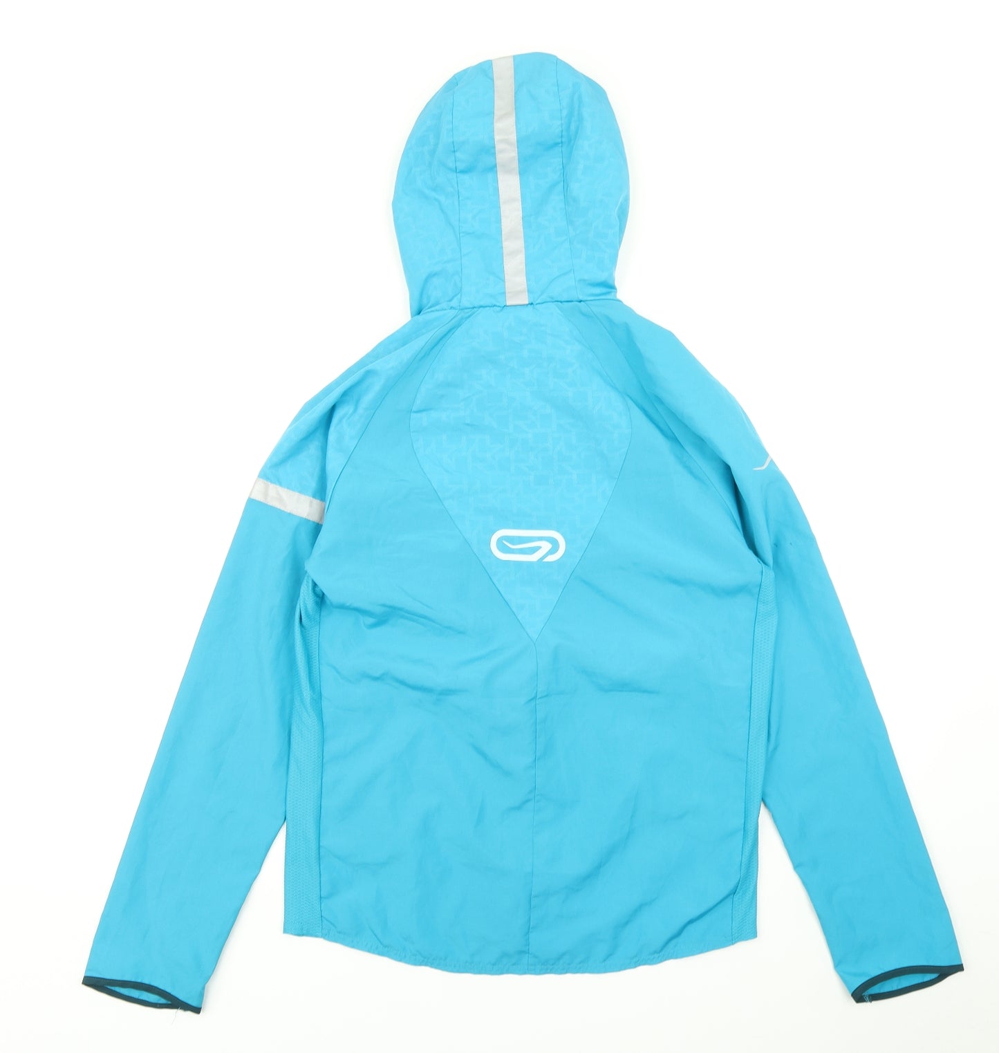 Kalenji Girls Blue   Rain Coat Coat Size 14 Years