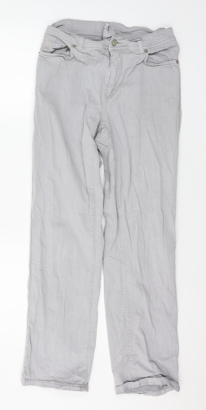 Angel Womens Grey  Denim Straight Jeans Size 30 in L29 in