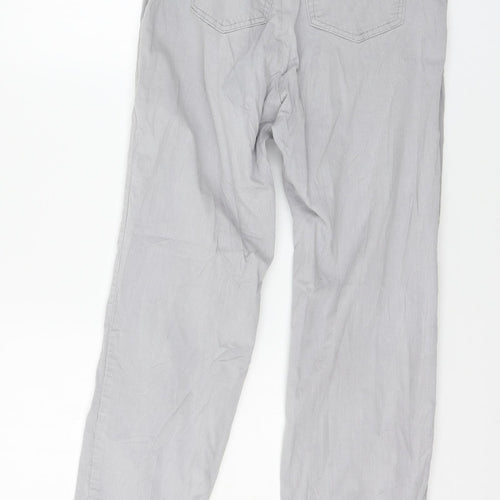 Angel Womens Grey  Denim Straight Jeans Size 30 in L29 in