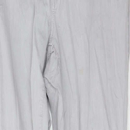 Angel Womens Grey  Denim Straight Jeans Size 30 in L29 in