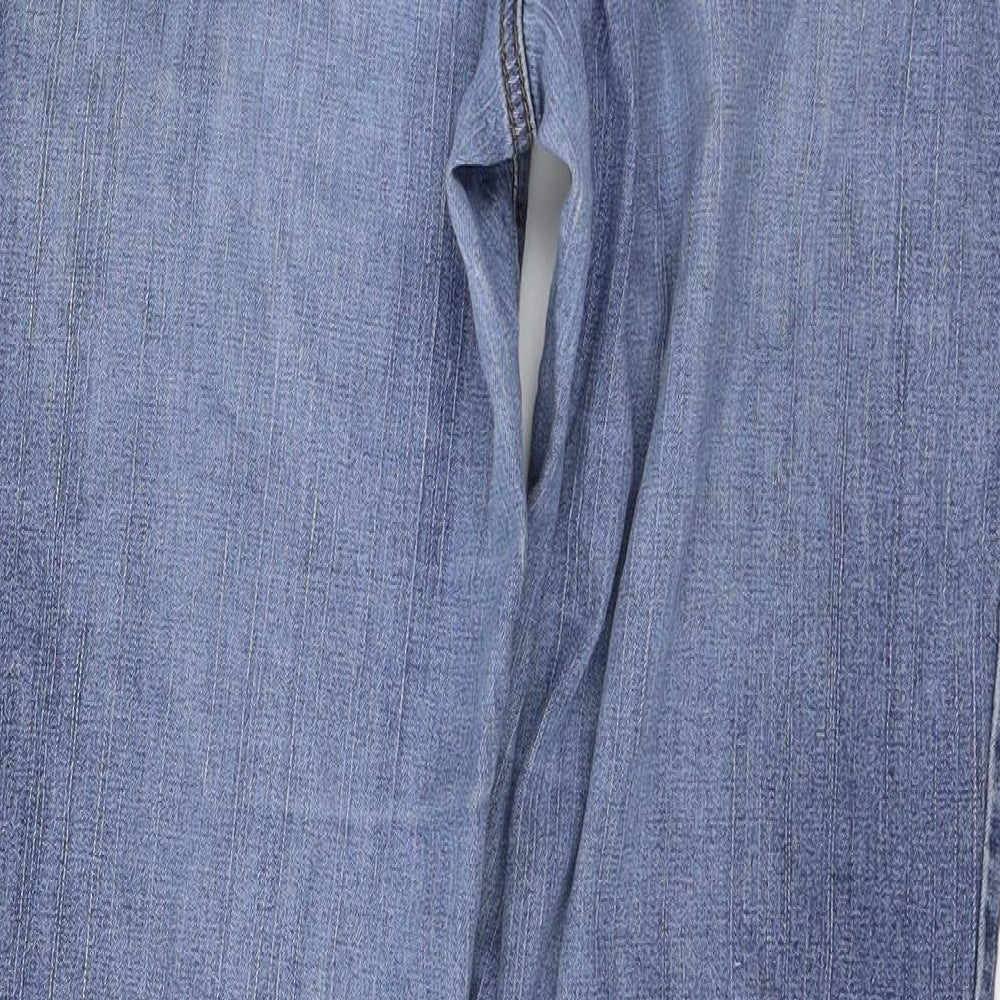John Bane Womens Blue  Denim Straight Jeans Size 14 L29 in