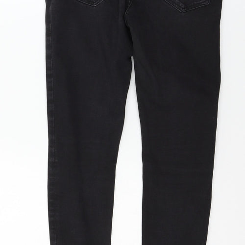 ASOS Womens Black  Denim Skinny Jeans Size 10 L27 in