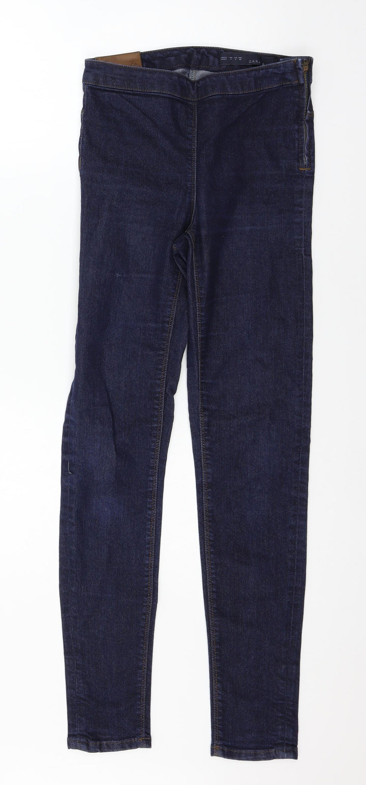 Zara Womens Blue Denim Jegging Jeans Size S L29 in