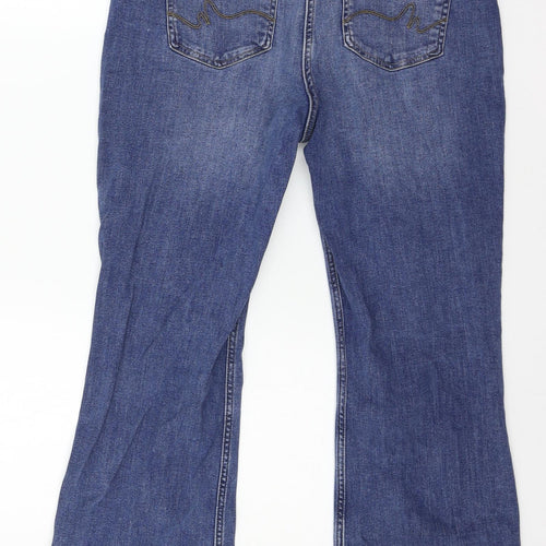 NEXT Womens Blue  Denim Straight Jeans Size 16 L25 in