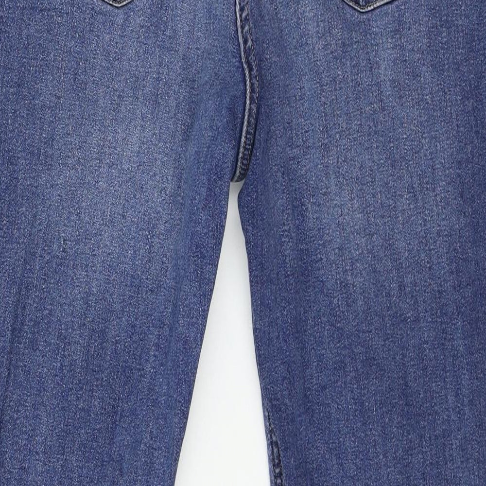 NEXT Womens Blue  Denim Straight Jeans Size 16 L25 in