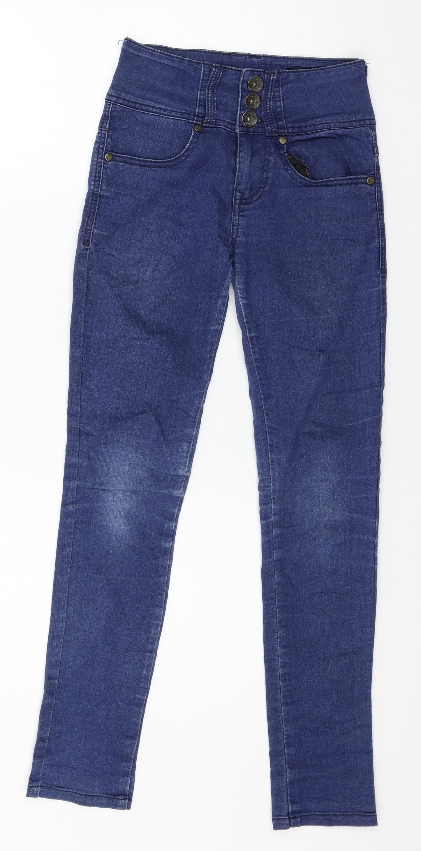 Outfitters Womens Blue  Denim Skinny Jeans Size 2XS L26 in