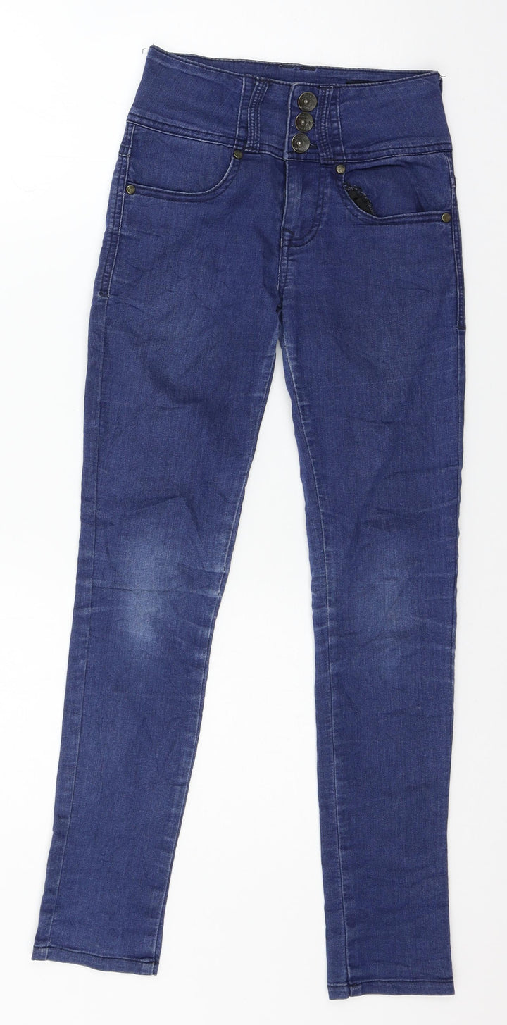Outfitters Womens Blue  Denim Skinny Jeans Size 2XS L26 in