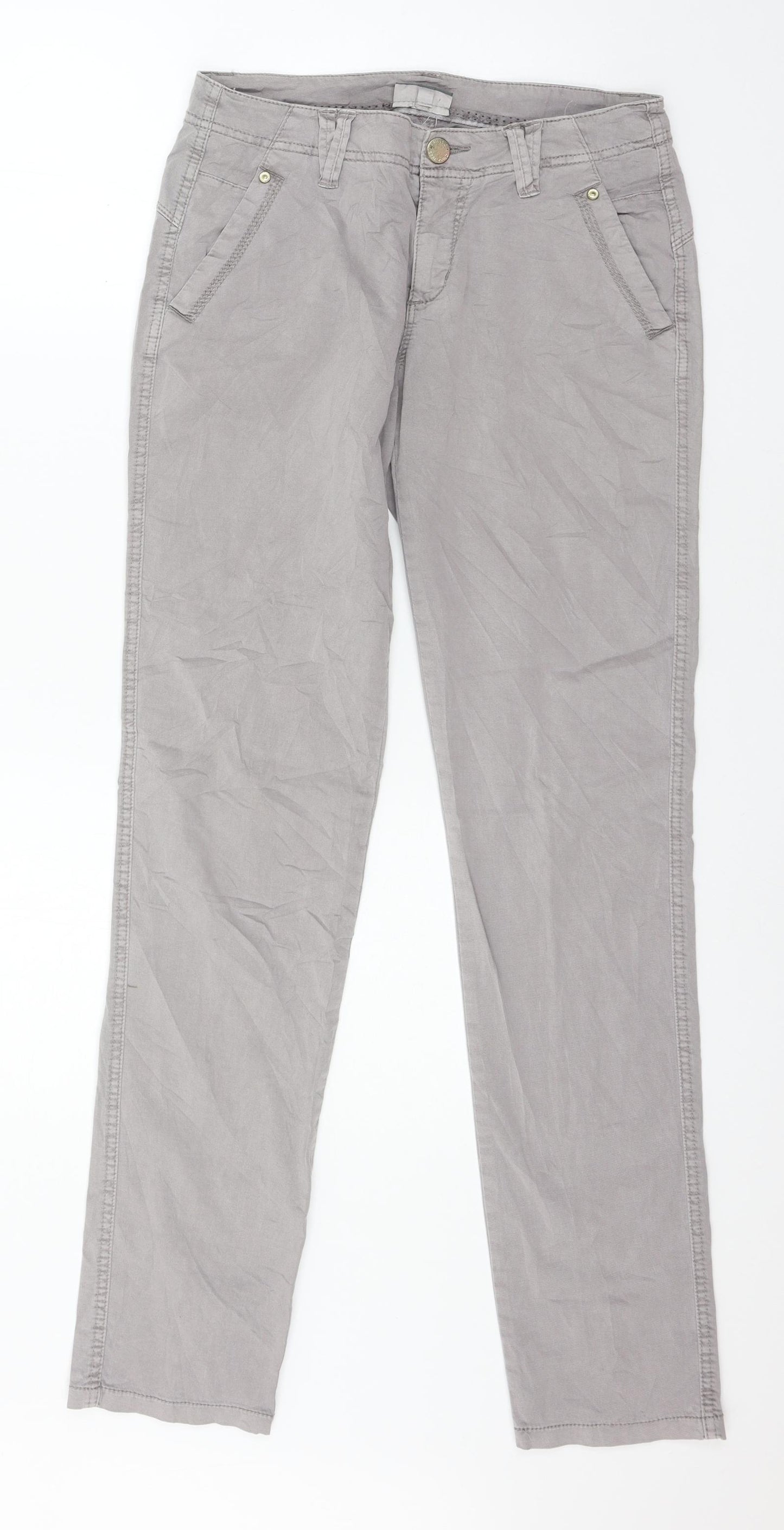 Street One Womens Grey   Trousers  Size 8 L31 in