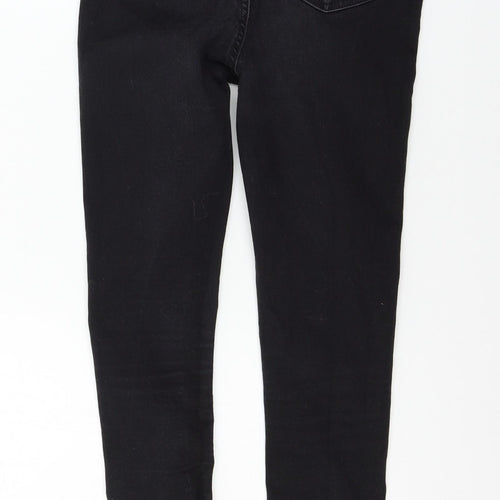 Very Womens Black  Denim Skinny Jeans Size 6 L25 in