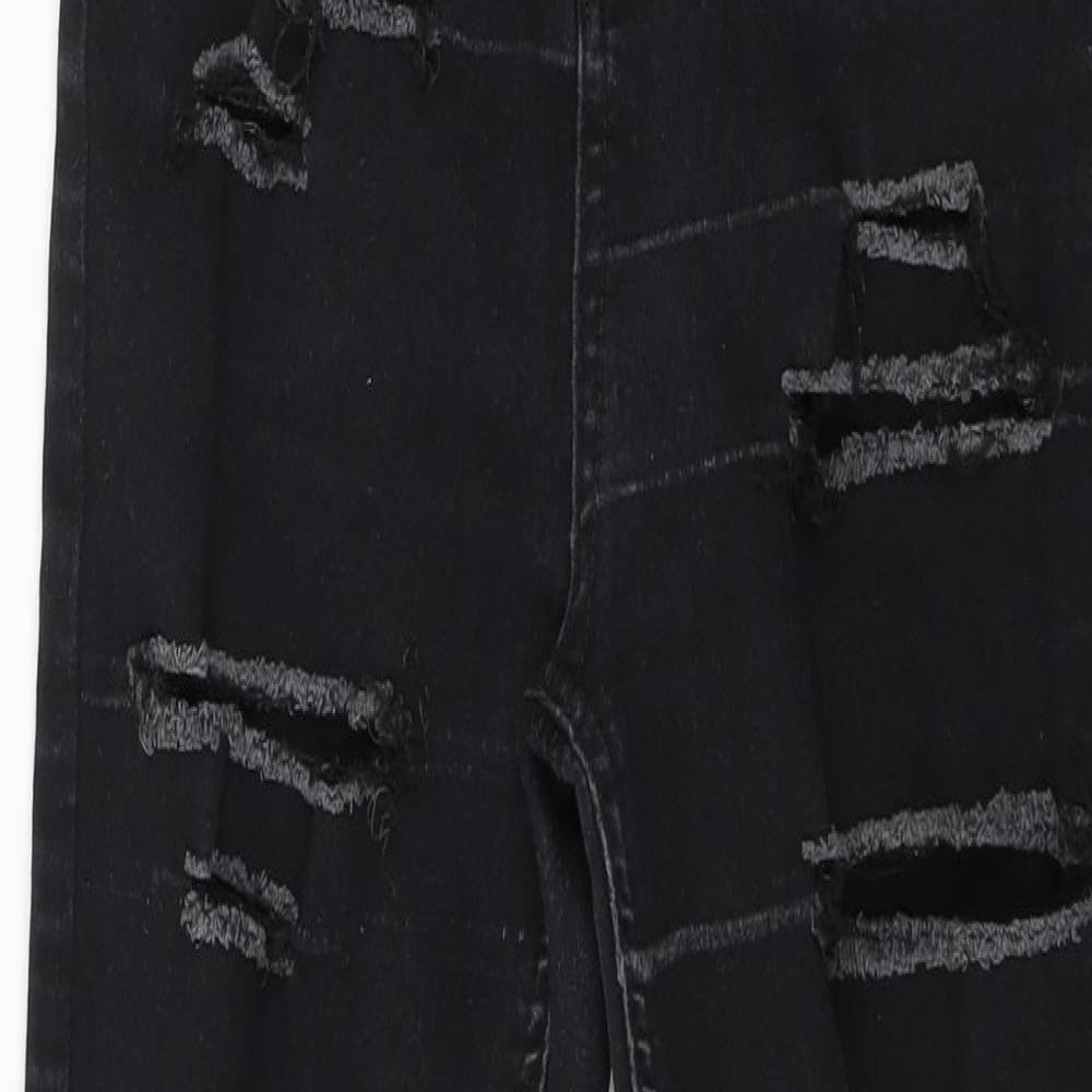 Very Womens Black  Denim Skinny Jeans Size 6 L25 in