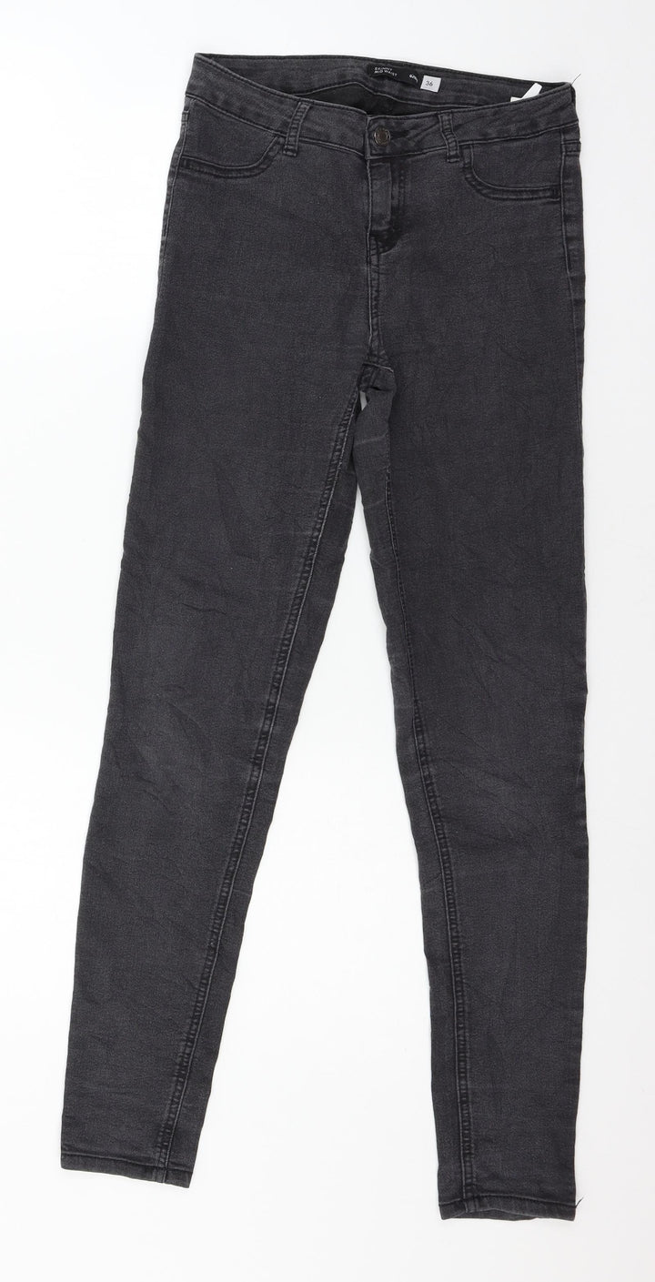 sinsay Womens Grey  Denim Skinny Jeans Size 8 L28 in