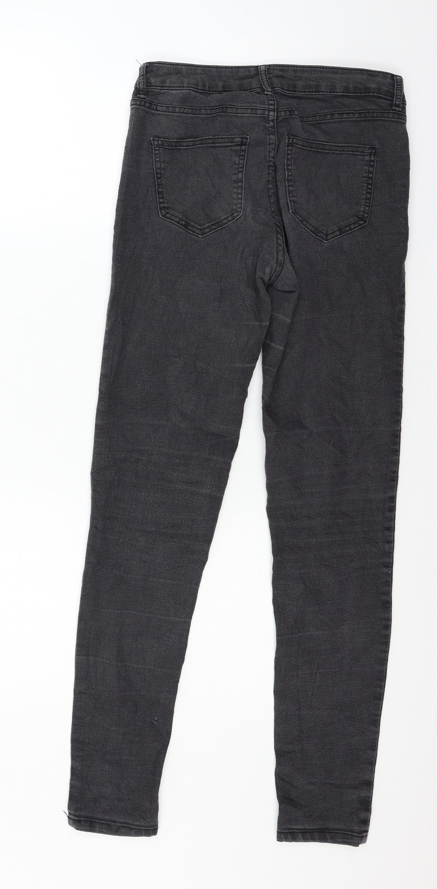 sinsay Womens Grey  Denim Skinny Jeans Size 8 L28 in