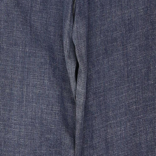 House of Denim Womens Blue  Denim Straight Jeans Size 14 L28 in