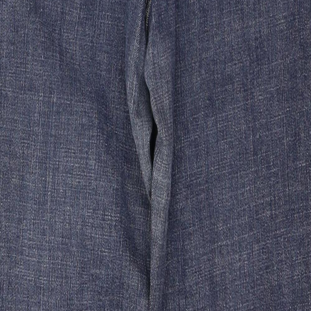 House of Denim Womens Blue  Denim Straight Jeans Size 14 L28 in