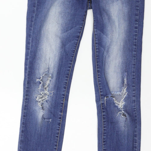 Amisu Womens Blue  Denim Skinny Jeans Size 28 in L30 in