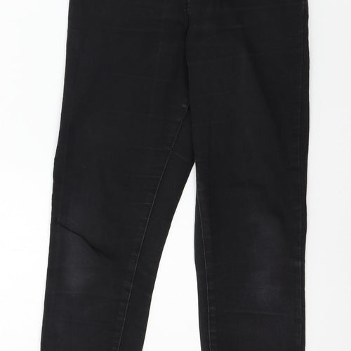 Denim & Co. Womens Black  Denim Skinny Jeans Size 10 L26 in
